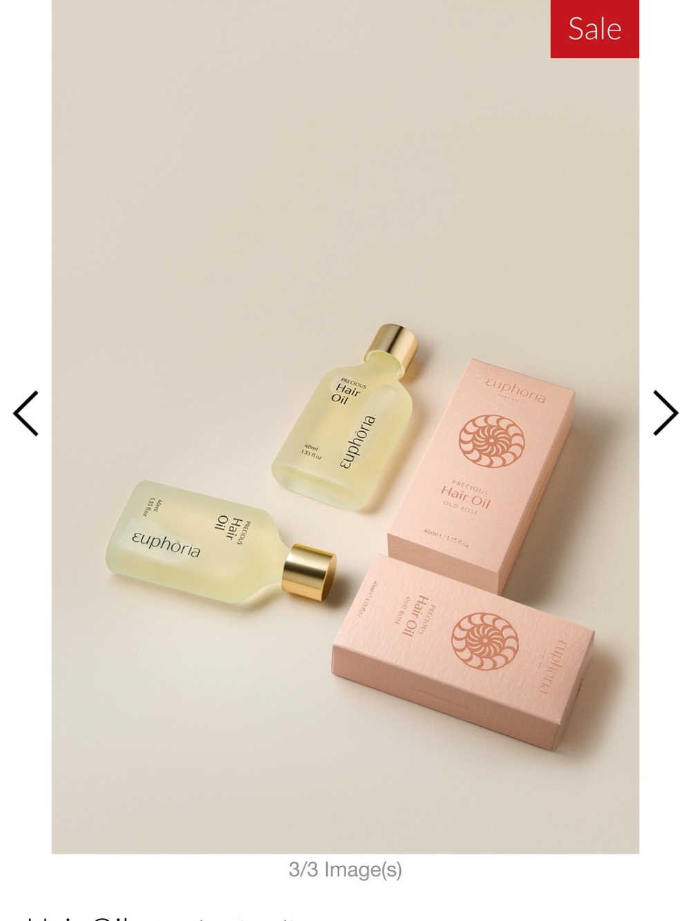 Euphoria Revitalizing Hair Oil